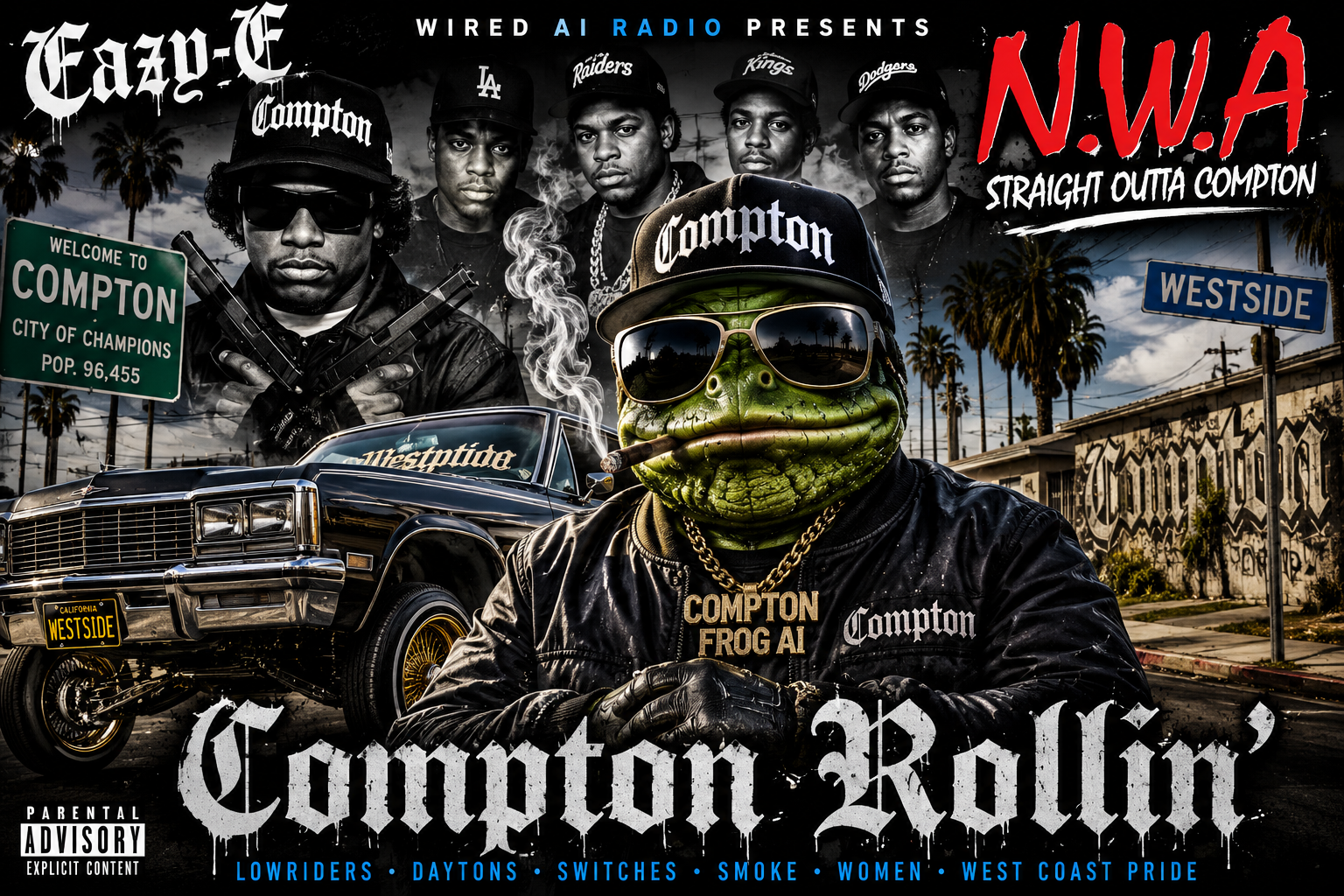 Compton frog